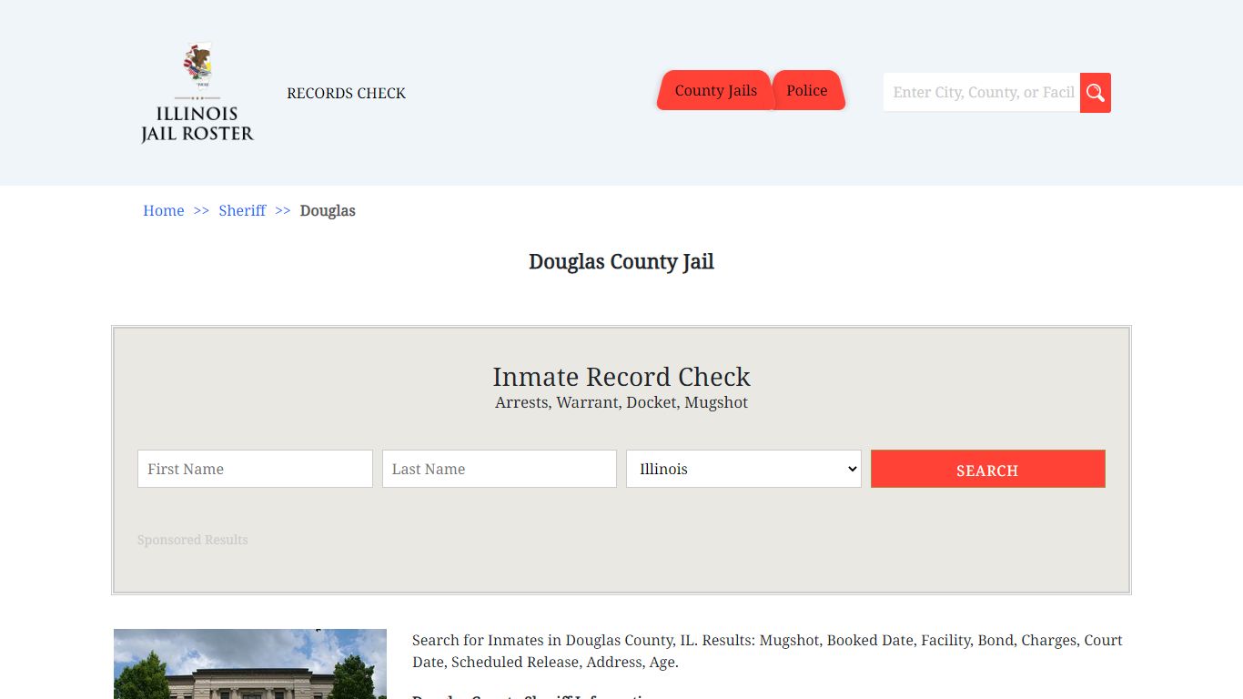 Douglas County Jail | Jail Roster Search