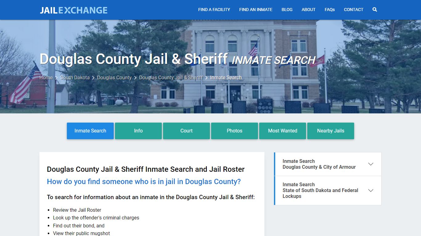 Douglas County Jail & Sheriff Inmate Search - Jail Exchange