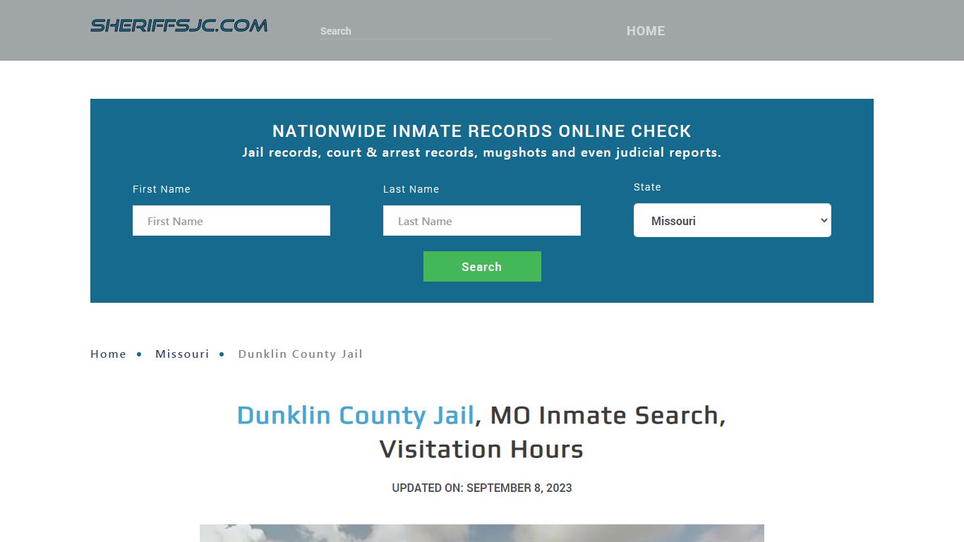 Dunklin County Jail, MO Inmate Search, Visitation Hours