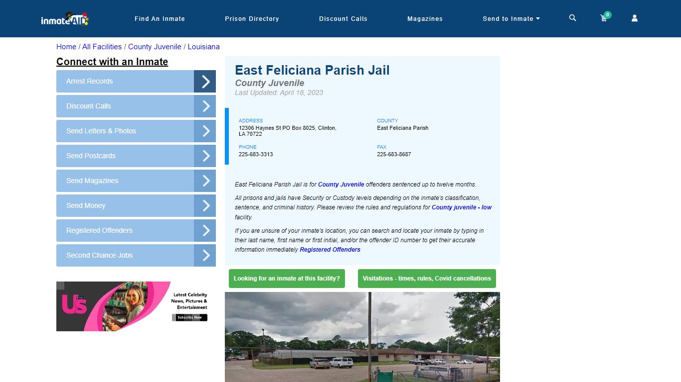 East Feliciana Parish Jail & Inmate Search - Clinton, LA