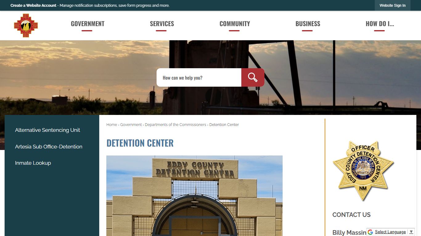 Detention Center | Eddy County, NM