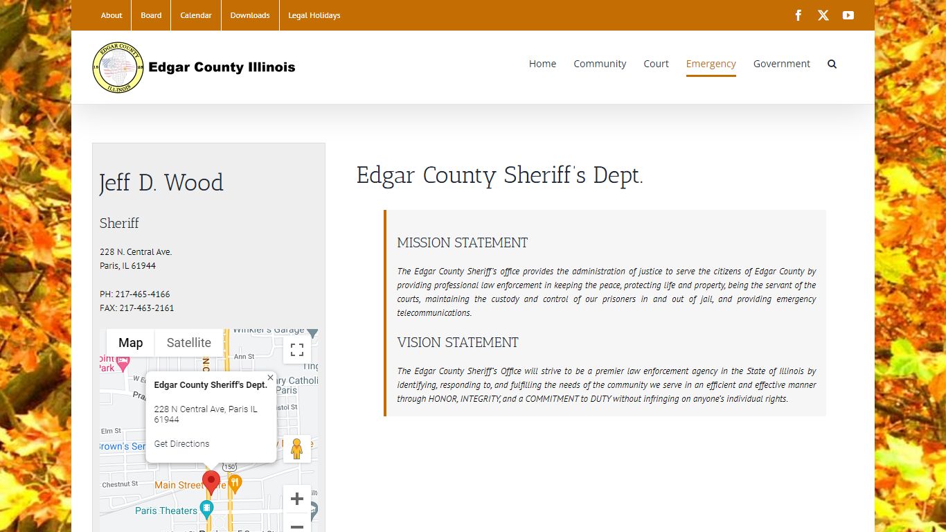 Sheriff’s Department – Edgar County
