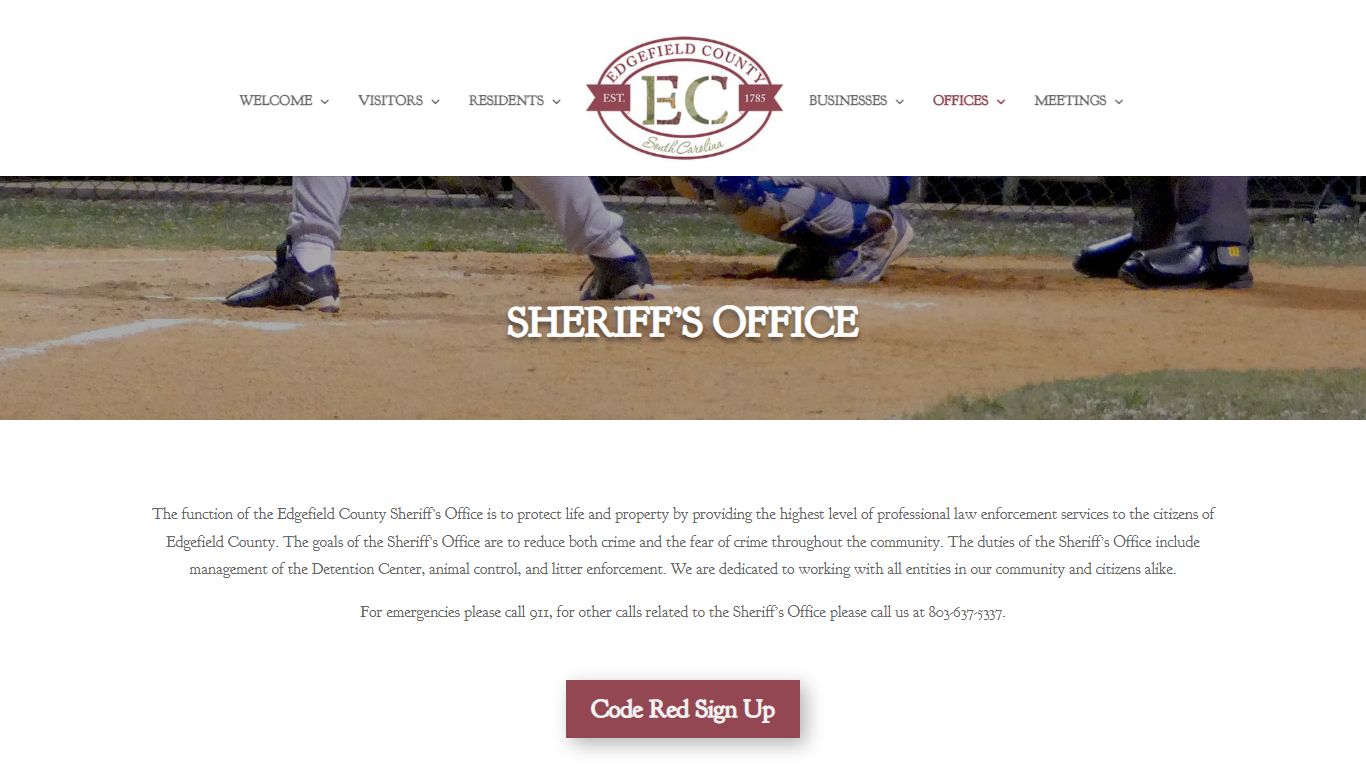 Sheriff’s Office | Edgefield County - South Carolina