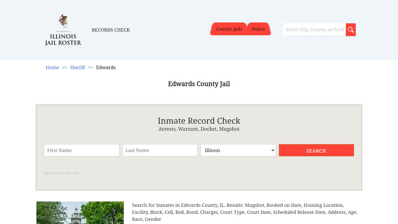 Edwards County Jail | Jail Roster Search