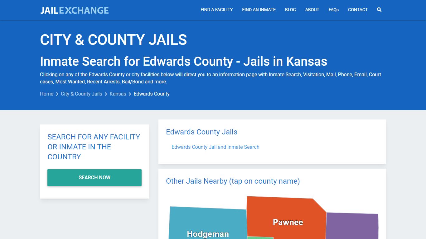 Inmate Search for Edwards County | Jails in Kansas - Jail Exchange