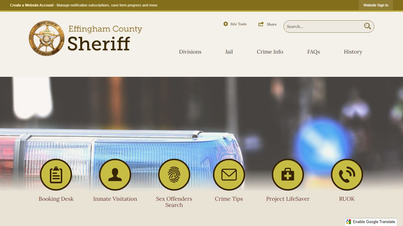 Sheriff | Effingham County, GA