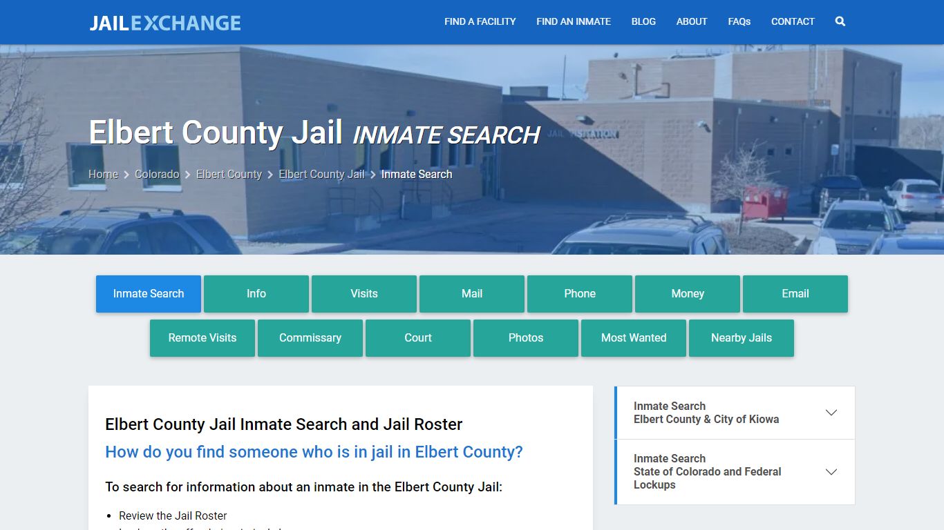 Elbert County Jail Inmate Search - Jail Exchange