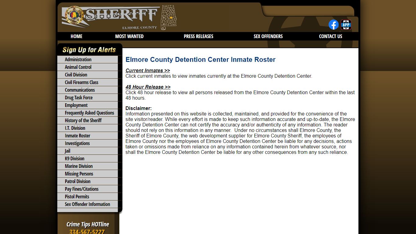 Roster Choose - Elmore County AL Sheriff's Office