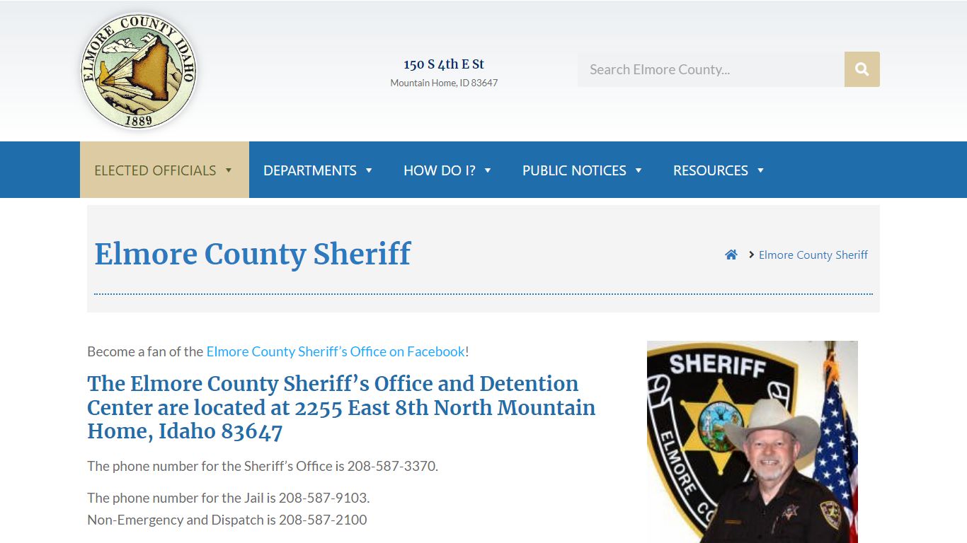 Elmore County Sheriff - Elmore County, Idaho
