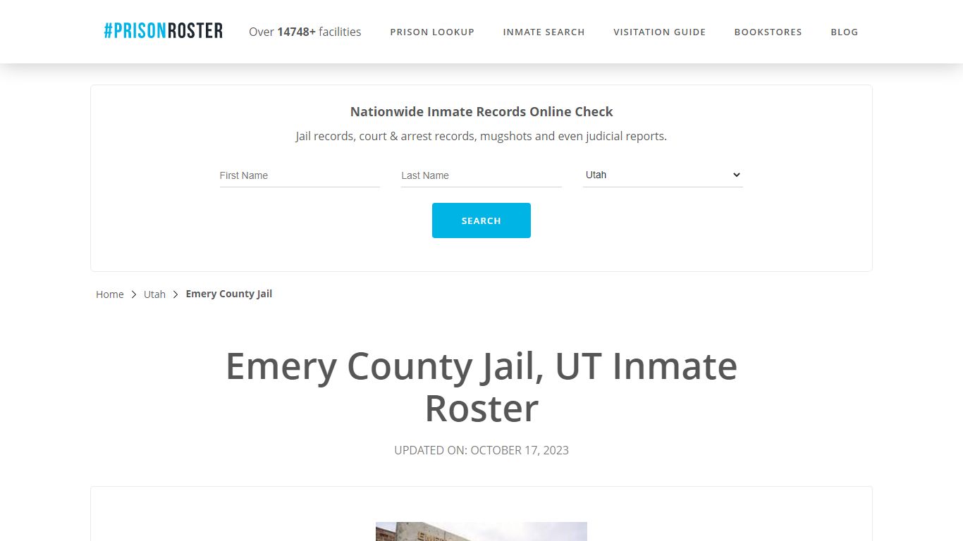 Emery County Jail, UT Inmate Roster - Prisonroster