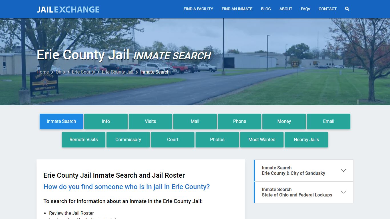 Erie County Jail Inmate Search - Jail Exchange
