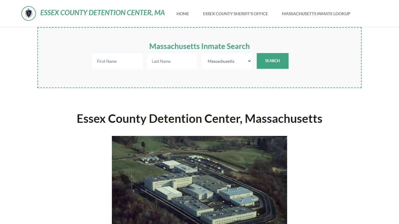 Essex County Detention Center, MA Inmate Roster, Offender Search