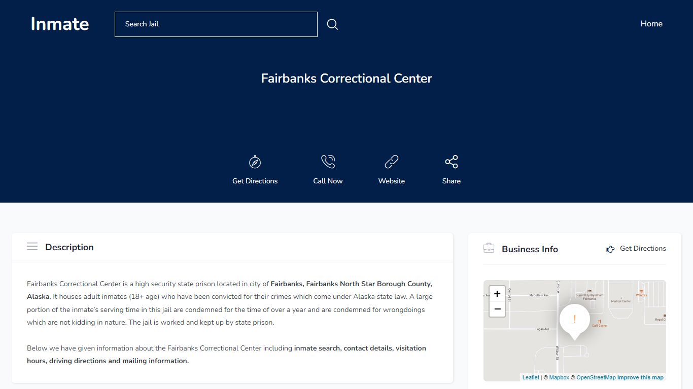 Fairbanks Correctional Center - Inmate