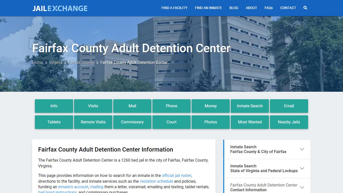 Fairfax County Adult Detention Center - Jail Exchange