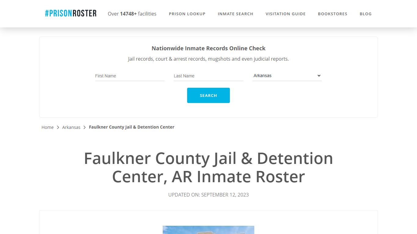 Faulkner County Jail & Detention Center, AR Inmate Roster - Prisonroster