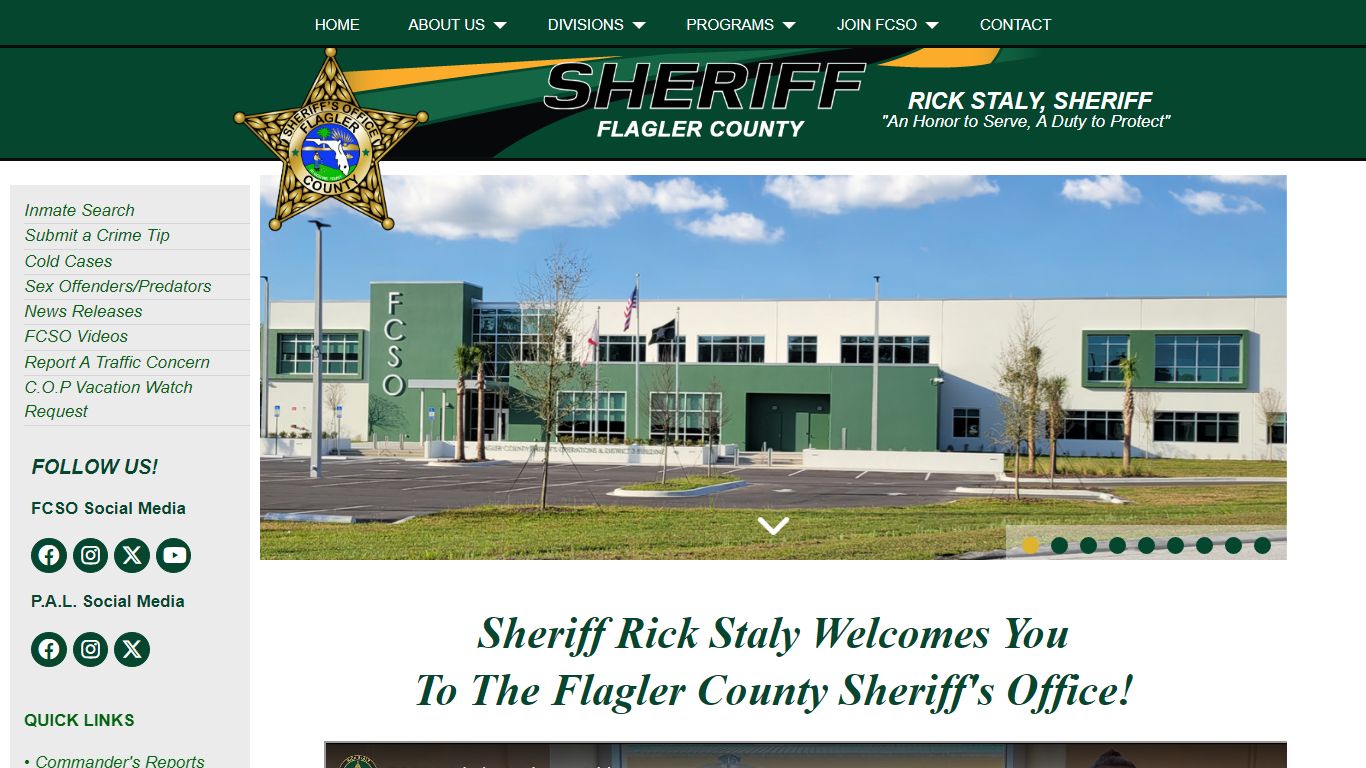 Flagler County Sheriff's Office | Sheriff's Office Palm Coast FL