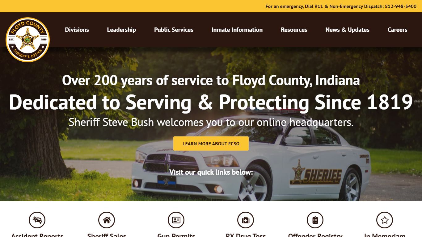 Floyd County Sheriff's Department, Indiana – Serving & Protecting Since ...