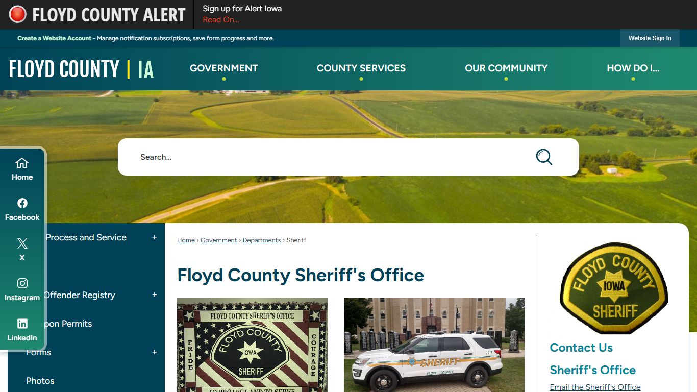 Floyd County Sheriff's Office | Floyd County, IA - Official Website