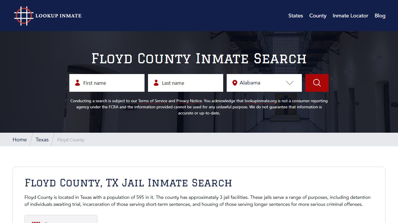 Floyd County Inmate Search - Lookup Inmate