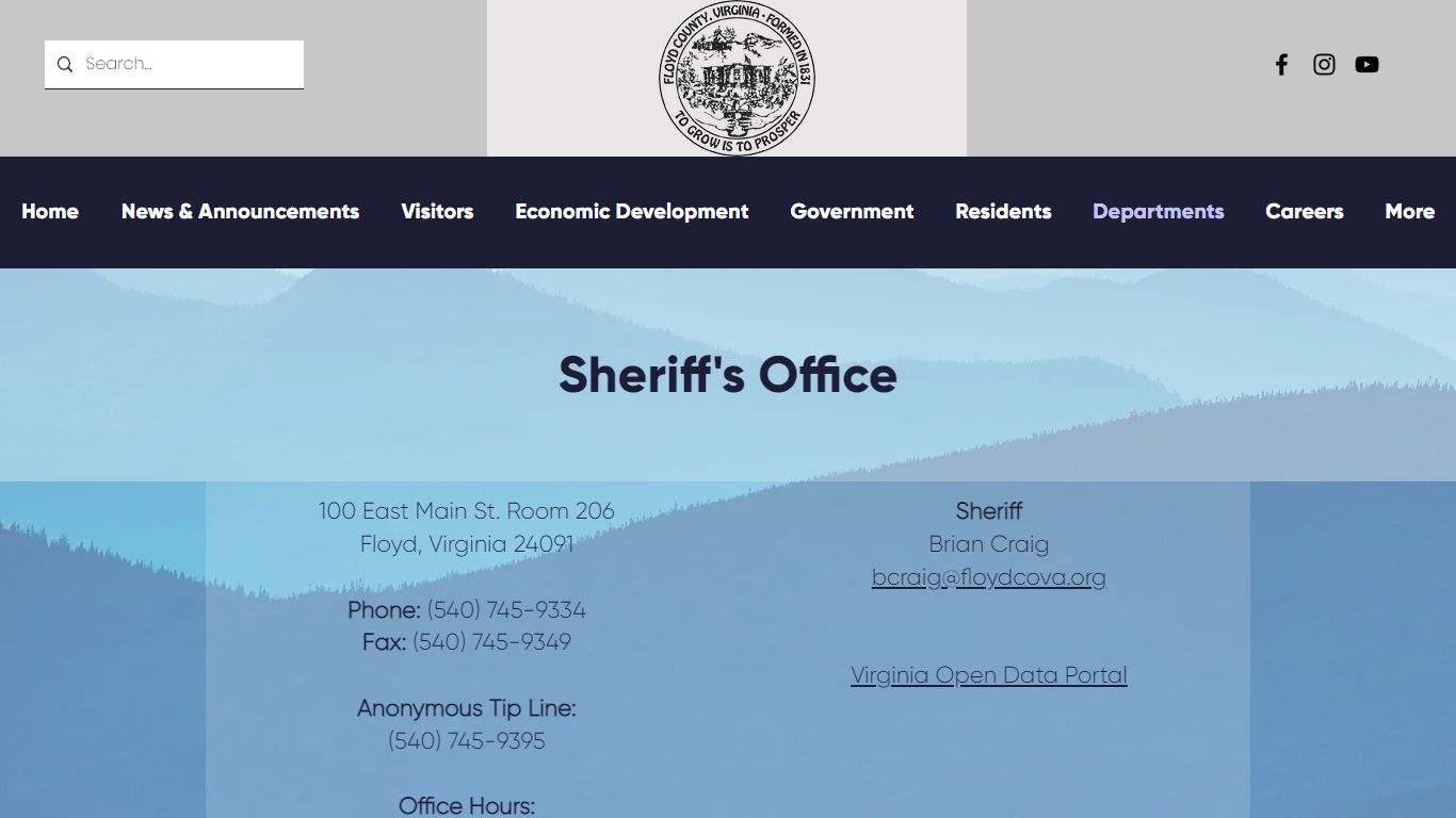 Sheriff's Office | Floyd County, VA