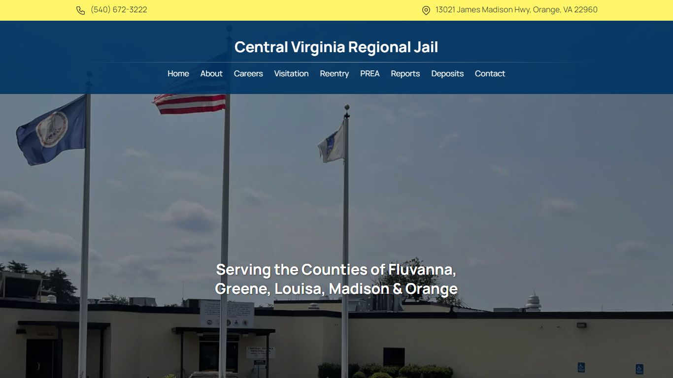 Welcome to Central Virginia Regional Jail