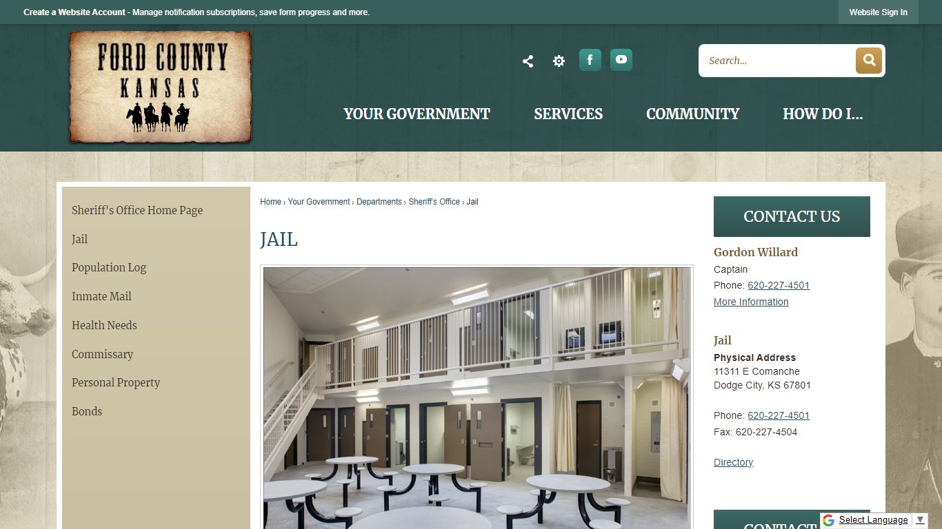 Jail | Ford County, KS