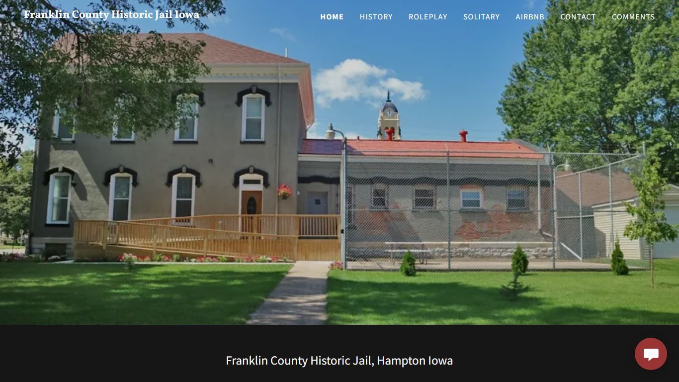Franklin County Historic Jail - Jail Roleplay, Inmate