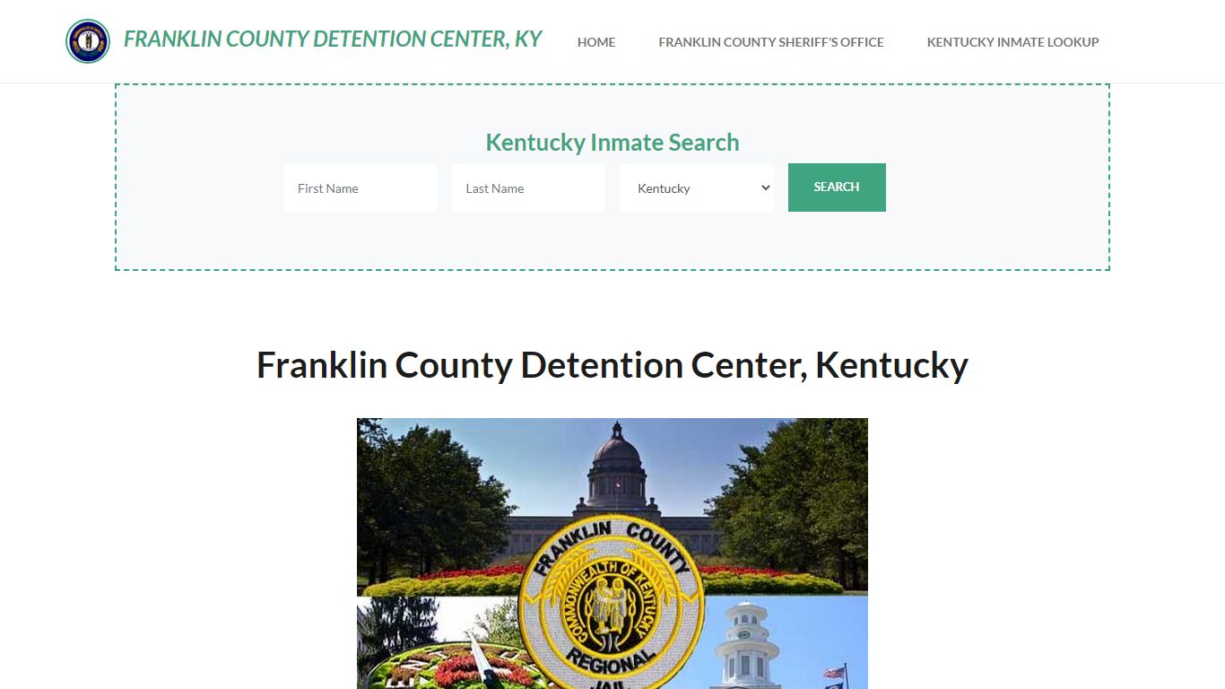 Franklin County Detention Center, KY Inmate Roster, Offender Search