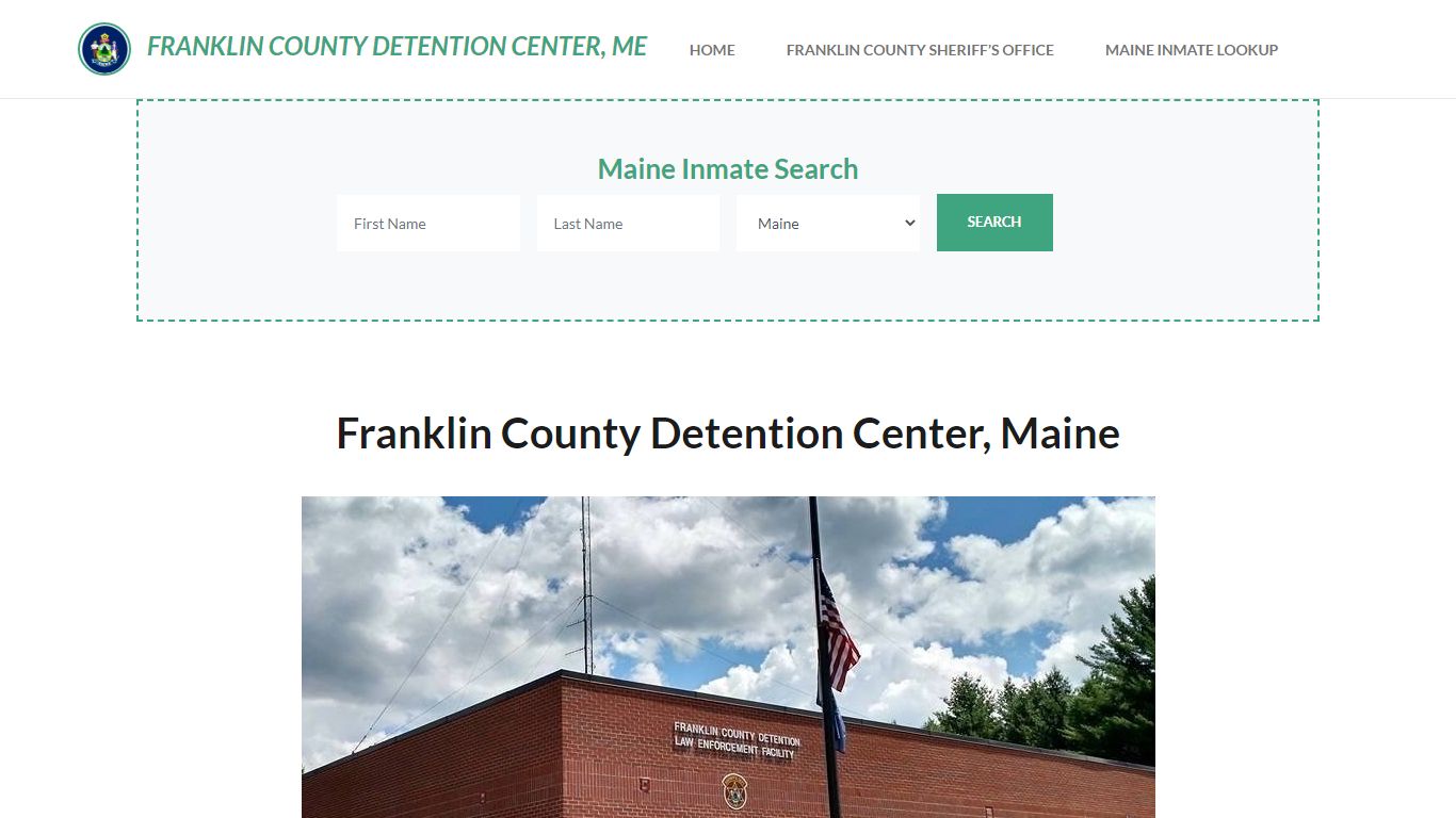Franklin County Detention Center, ME Inmate Roster, Offender Search