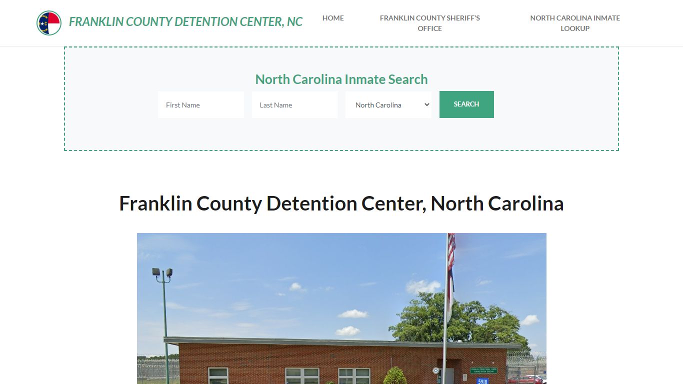 Franklin County Detention Center, NC Inmate Roster, Offender Search