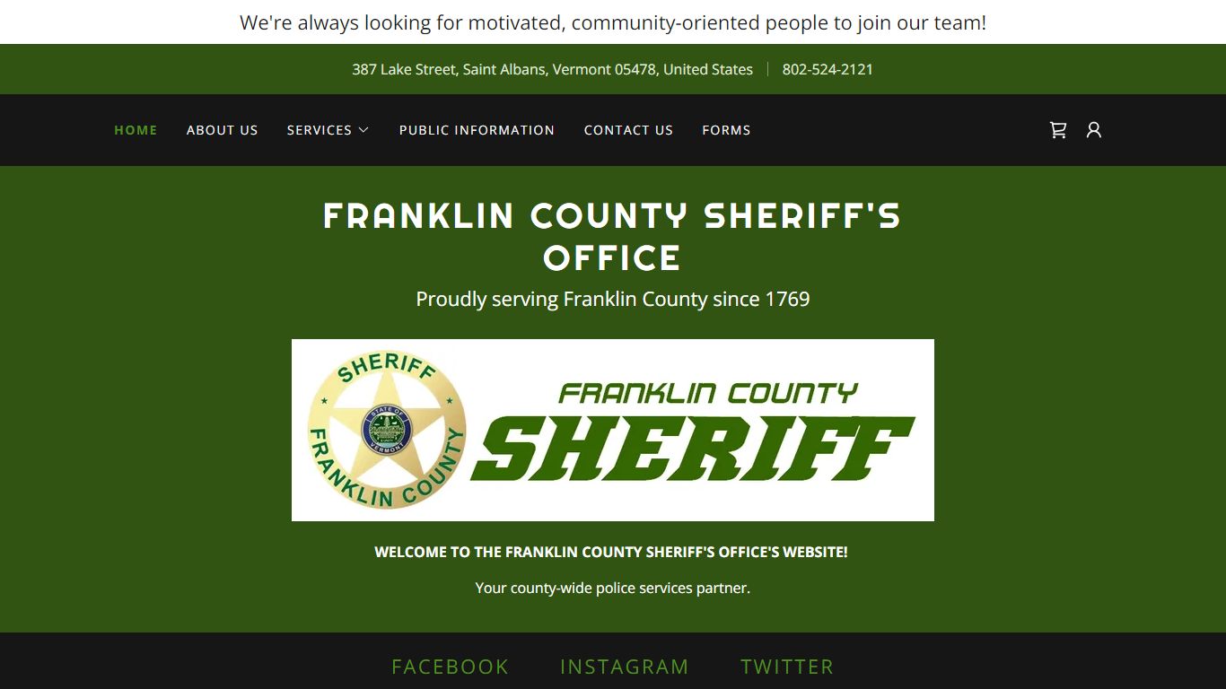 The Franklin County Sheriff's Office