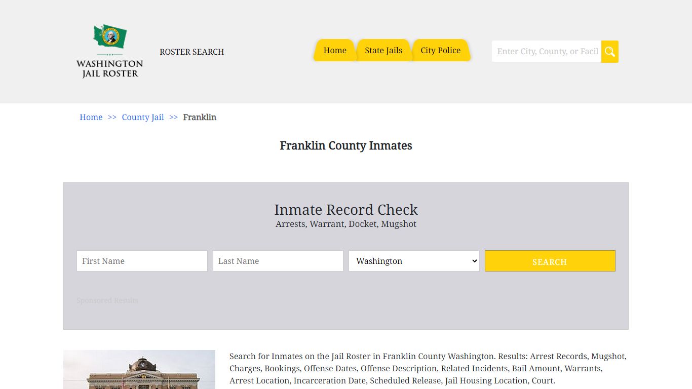 Franklin County Inmates | Jail Roster Search