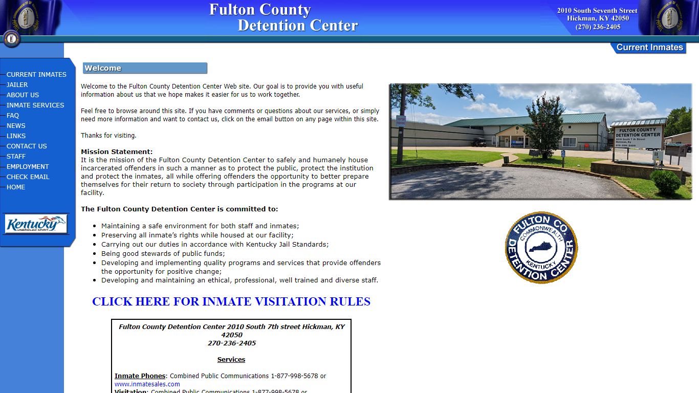 Welcome to the Fulton County Detention Center