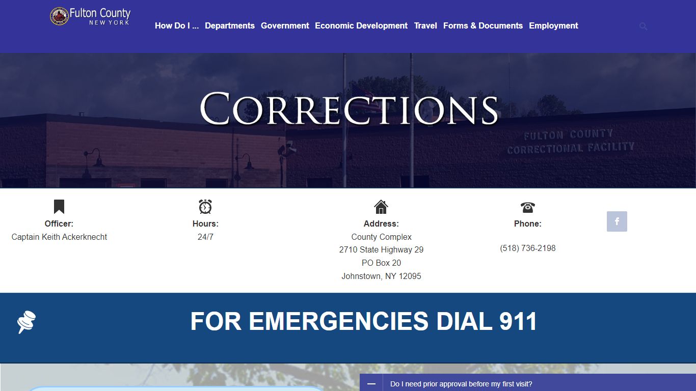 Department of Corrections | FULTON COUNTY