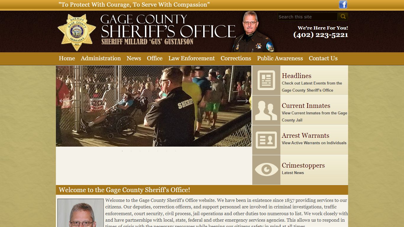 Gage County Sheriff Gage County Nebraska