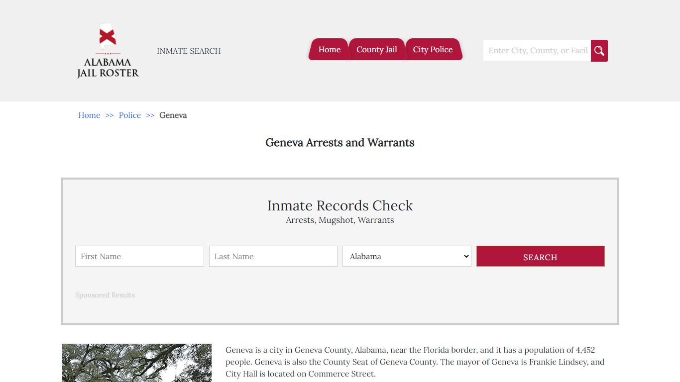 Geneva Arrests and Warrants | Alabama Jail Inmate Search