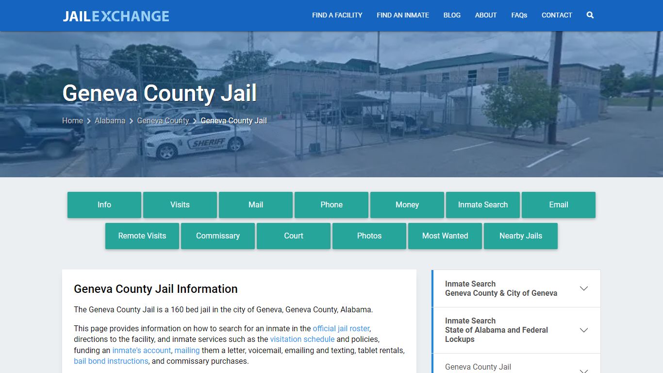Geneva County Jail, AL Inmate Search, Information