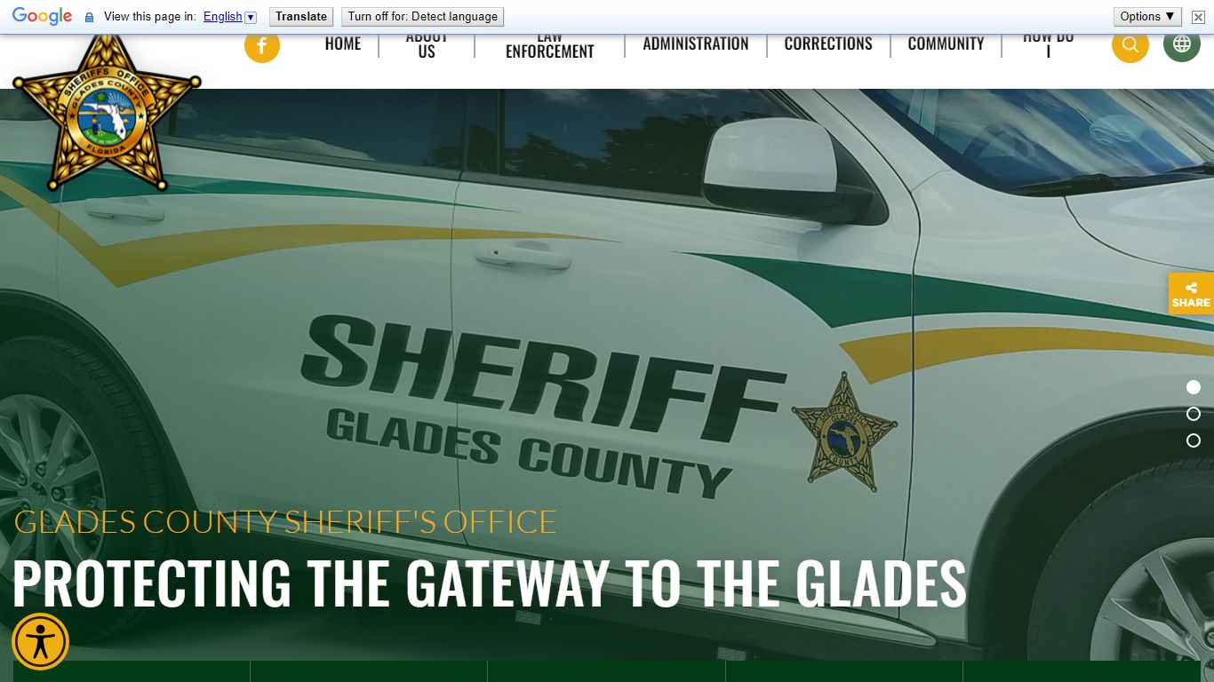 Welcome to Glades County Sheriff's Office