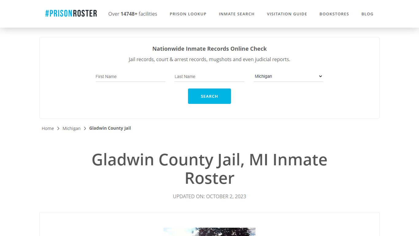 Gladwin County Jail, MI Inmate Roster - Prisonroster