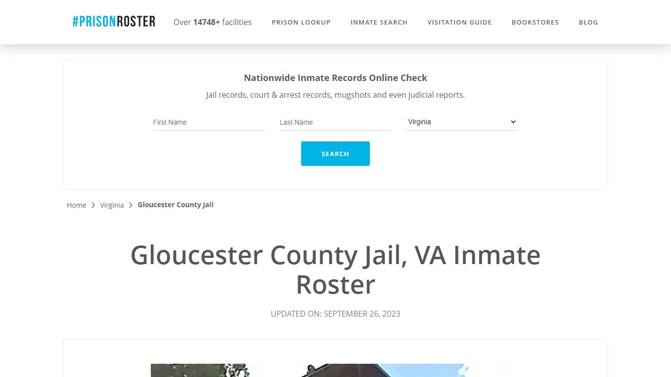Gloucester County Jail, VA Inmate Roster - Prisonroster