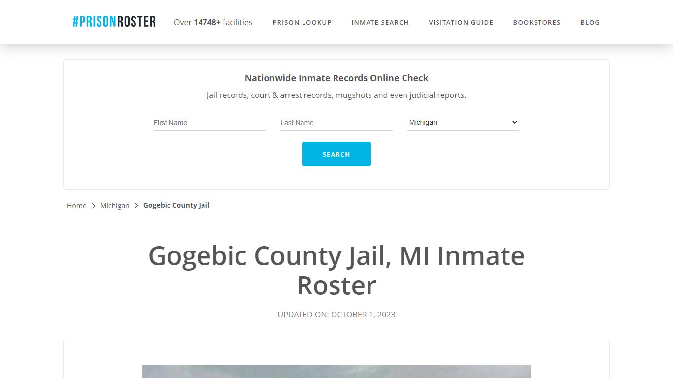 Gogebic County Jail, MI Inmate Roster - Prisonroster