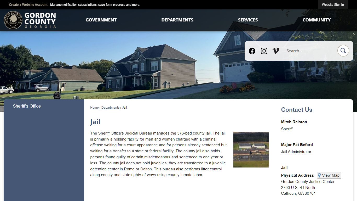 Jail | Gordon County, GA