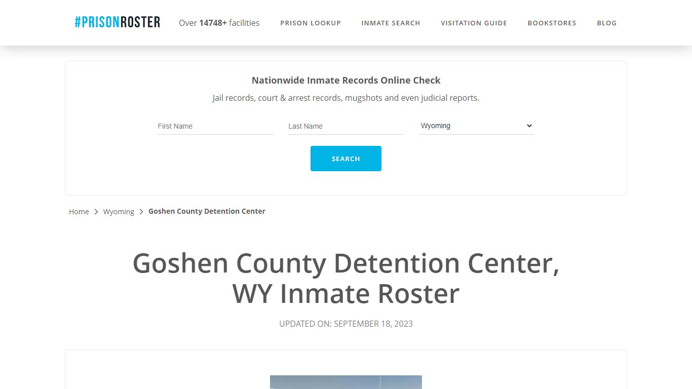 Goshen County Detention Center, WY Inmate Roster - Prisonroster