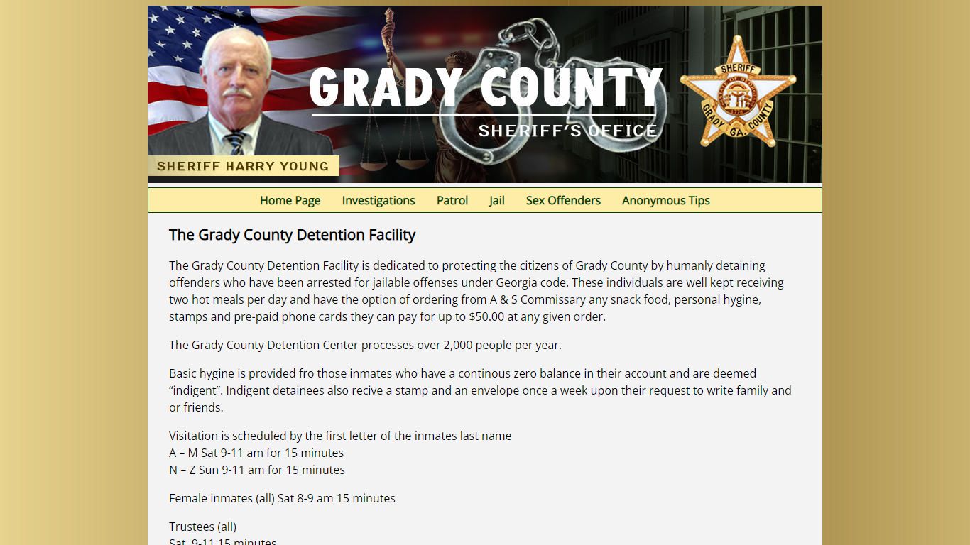 Jail | Grady County Sheriffs Office