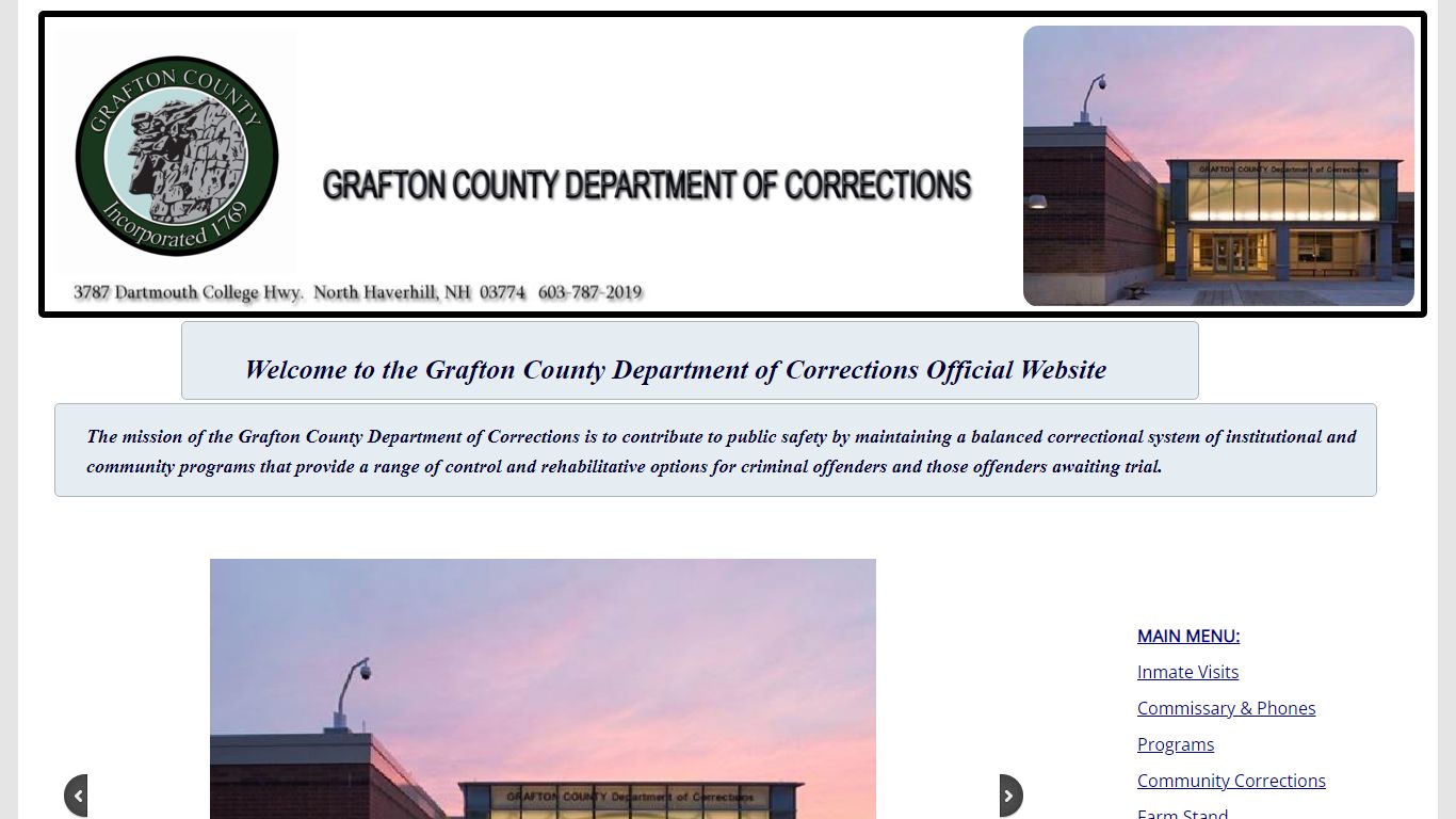 Grafton County Department of Corrections