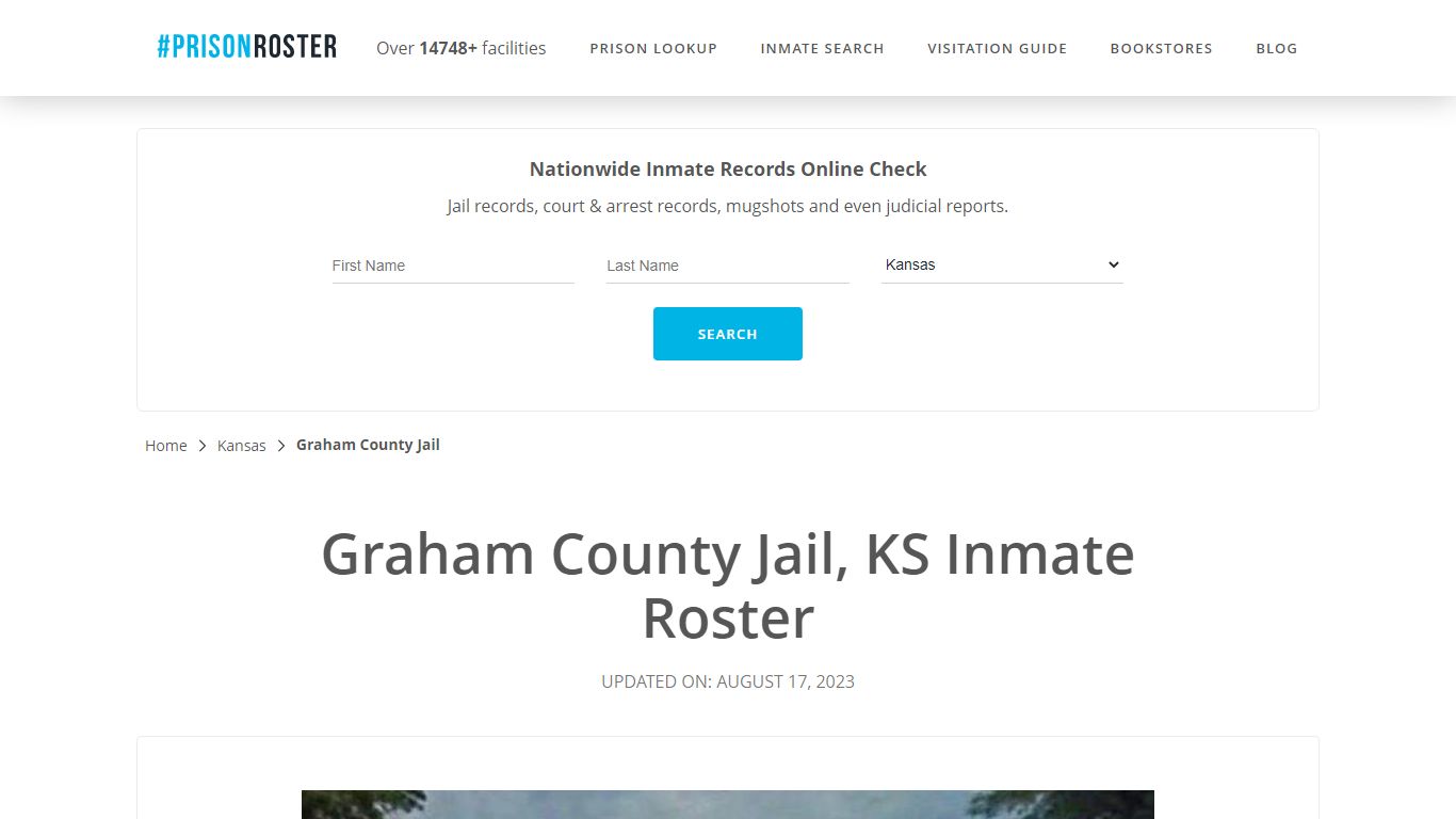 Graham County Jail, KS Inmate Roster - Prisonroster