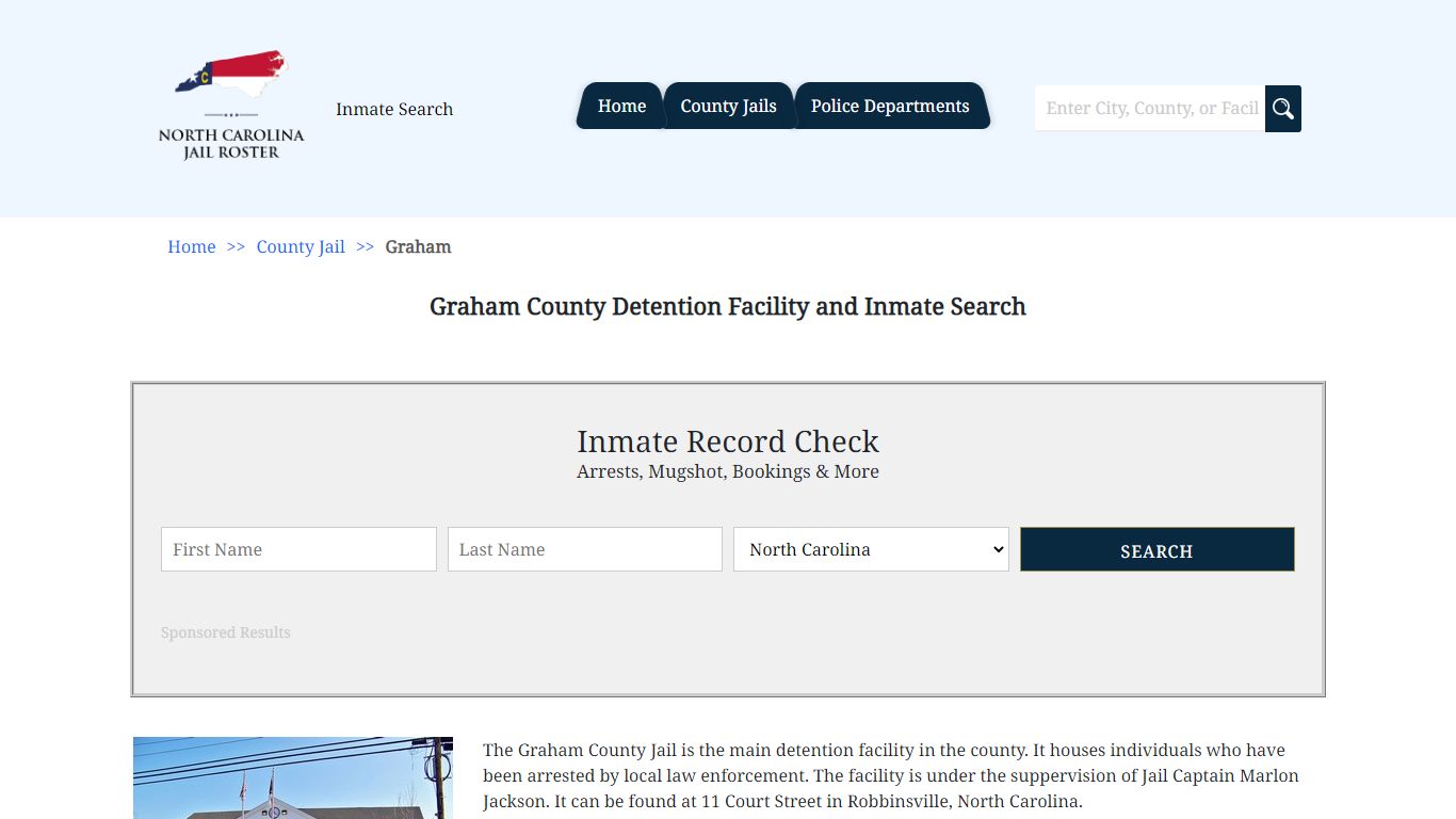 Graham County Detention Facility and Inmate Search | North Carolina ...