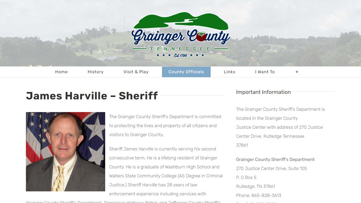 Sheriff’s Department – Grainger County Tennessee