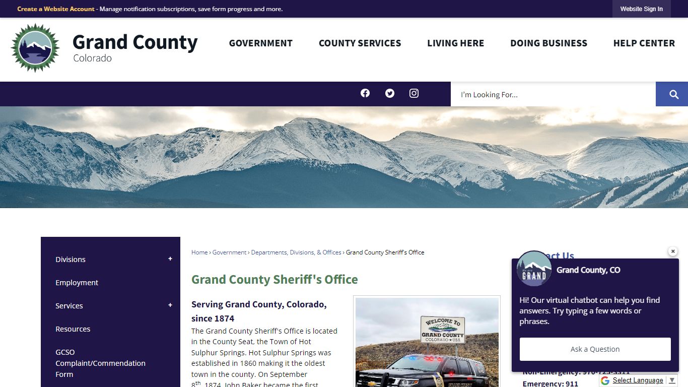Grand County Sheriff's Office