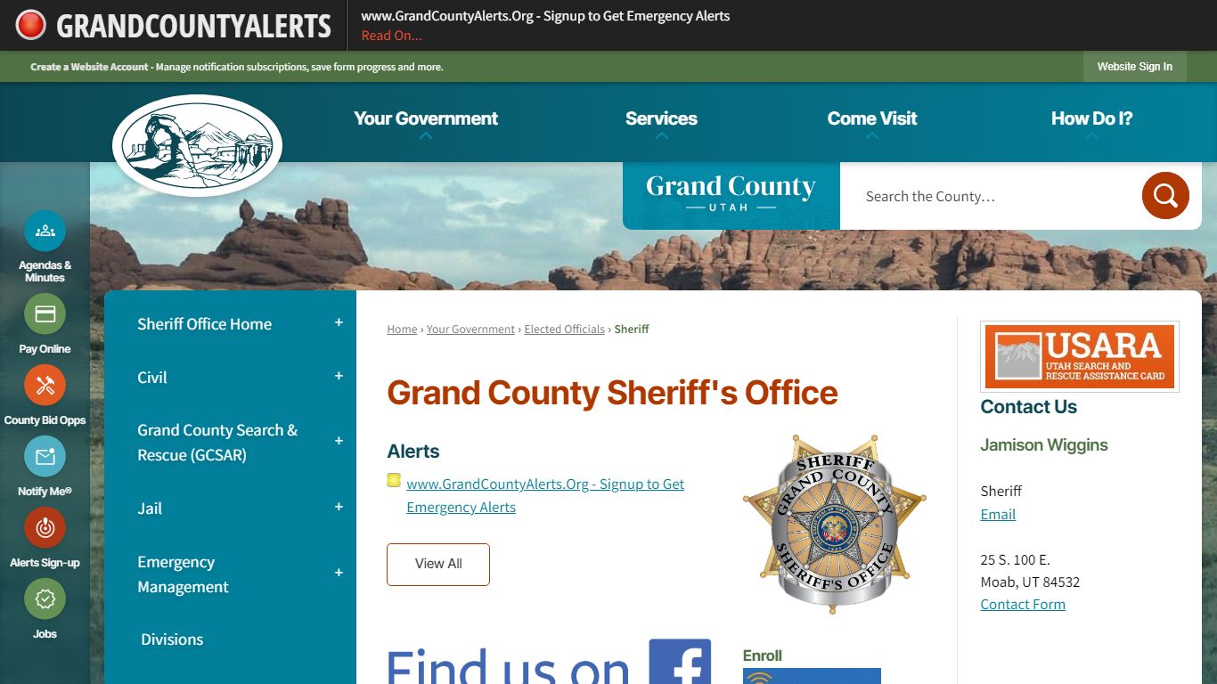 Grand County Sheriff's Office | Grand County, UT - Official Website